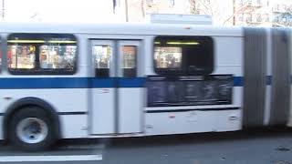 M15 bus at Allen Street and Delancey Street