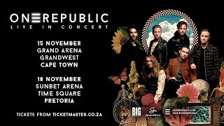 Just Announced: OneRepublic South African Tour dates!