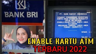 KARTU DISABLE||Nih Cara Aktifin Lewat ATM TERBARU