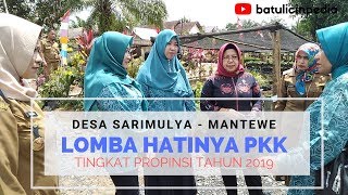 Desa Sarimulya Kec. Mantewe Ikuti Lomba HATINYA PKK Tingkat Propinsi Kalimantan Selatan