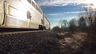 Awesome Engineer & Horn Show!!! Amtrak #5 Arvada, Colorado Moffat Tunnel Sub.