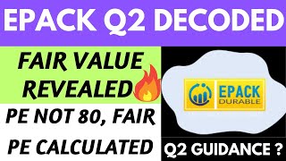 EPACK FAIR VALUE CALCULATION | EPACK SHARE NEWS TODAY | EPACK SHARE INTRINSIC VALUE CALCULATION |