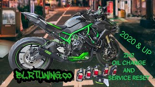 KAWASAKI Z H2 SE OIL CHANGE