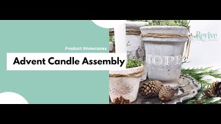 Advent candle Set assembly instructions