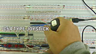 Input test using 9 pin joystick.