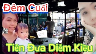 Đêm Cuối Không Ngờ Rất Đông Người Đến Đưa Tiễn Diễm Kiều 26T ôm Con 2T Cầu Cổ Chiên