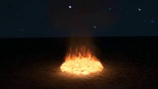 Campfire Smoke Simulation in Blender