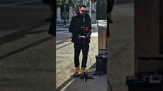 Everyone stopped to watch this amazing performance on Grafton Street, Dublin! 😍 #busker #livemusic