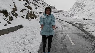 Snowfall in rohtang pass latest snowfall in manali manali latest update manali snowfall