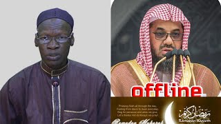 cheikh saoud Ibn Ibrahim shuraim sermon du vendredi traduit par sidi Touré ramadan session