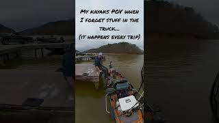 Every single time..!! #kayakdiy #kayakfishing #fishinggear #kayakmotor #kayaktrailer