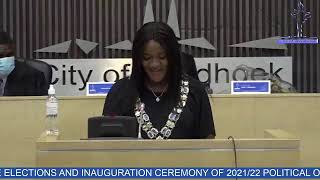 LPM's Sade Gawanas 'ACCEPTANCE SPEECH' As Mayor of Windhoek