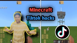 Minecraft tiktok hacks.(Part 4).