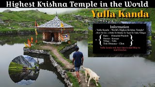 Yulla Kanda: The World’s Highest Krishna Temple