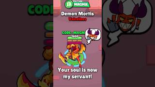 Demon Mortis Voicelines Hits me Hard ❤️‍🔥 #brawlstars #newbrawlerskin #brawlstarsshorts