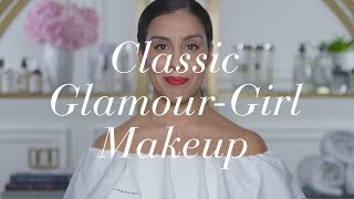 How To Get Classic Glamour-Girl Makeup | The Zoe Report by Rachel Zoe