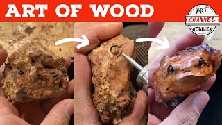 Art Of Wood Toad Sculpting Tutorial 木雕艺术 蟾蜍雕刻教程