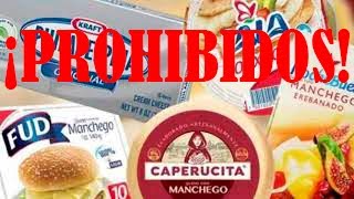 Productos lácteos quedan prohibidos en México por engaño. Yogures y quesos.