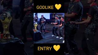 GODLIKE ENTRY 💛 #jonathan #godlike #bgmi @JONATHANGAMINGYT @GodLikeEsportss @NEYOOGAMINGYT