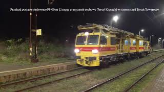 [PKP Energetyka] | Pociąg sieciowy PS-00 nr 11 | Toruń Kluczyki | 28.11.2020