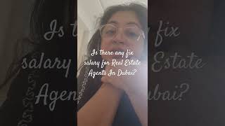 Is there any fix Salary of Real Estate Agent in Dubai?#trending #shorts#dubai