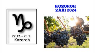 KOZOROH♑️ Výklad na září 2024