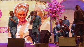 KING SUNNY ADE Serenaded Guests. in Lagos