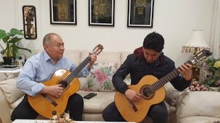 "CENIZAS" (Pasillo de Olimpo Cárdenas)-Guitarras: Abel Velásquez Zavaleta y Raúl Cardoso Araujo.