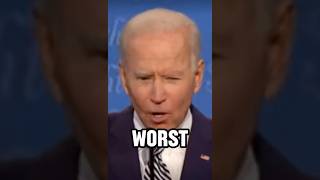 BIDEN said that TRUMP is the WORST PRESIDENT of ALL-TIME DURING DEBATE #presidentialdebate #funny