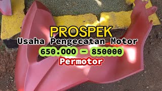 Prospek usaha pengecatan motor 650.000-850.000 permotor