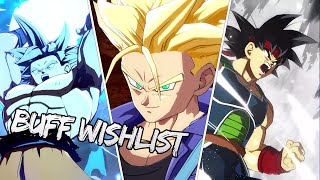 Buffs I Want To See In The Upcoming Balance Update | DRAGON BALL FighterZ