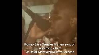 Romeo gasa , Isaiah Manzvimbo Album launch 2022