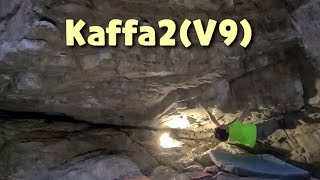 Kaffa2(V9) FA, 내원사 볼더링.