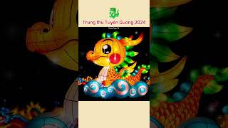 Độc lạ Lồng đèn khủng long siêu  cute ở Trung thu Tuyên Quang 2024