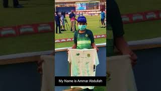 WISH TO HAVE A CRICKET KIT & MEET SOUTH AFRICAN TEAM || Make A Wish Pakistan