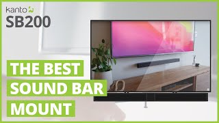 HOW TO: Mount your Soundbar to your TV | Kanto SB100 & SB200 Soundbar Mounts