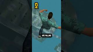 FALLING INTO A SWIMMING POOL IN GTA GAMES ! 😱#Shorts