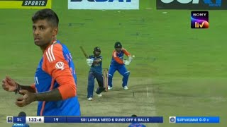 Suryakumar Yadav last over bowling | ind vs sl 3rd t20 macth