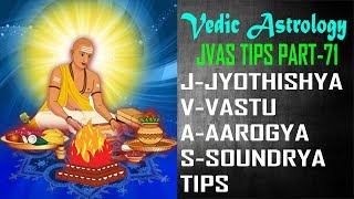 Astrology, Vastu, Aarogya and Soundarya Tips Part 71