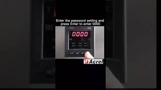 Acrel Electric | Heating Temperature Setting Method of WHD72 Temperature & Humidity Controller