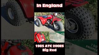 1985 ATC 200ES Big Red Restoration in 60 Seconds #honda #restoration #cleaning