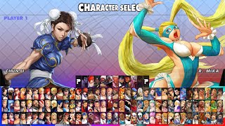 Capcom VS SNK Evolution Rev 2 + Character Selection Screen - Gameplay