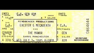 MEGADETH (US-CA)  The Manor, St  Louis, MO 7 3 1985 (AUDIO ONLY)