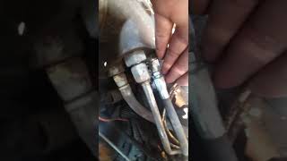 REAL NIGGA REPAIRS HYSTER ISUZU C240 HYDRAULIC STEERING HOSE