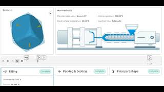 best motivation 2022-2023 O injection mold simulation SOLIDWORKS Plastics 05