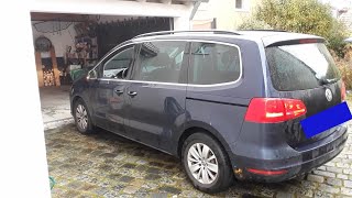 2014 Volkswagen Sharan TDI SE startup, engine and in-depth tour