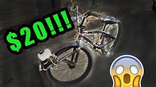 How To Build A Weed Wacker Bike For $20