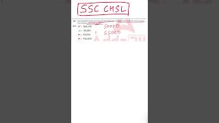 SSC CHSL Practice Question | PYQ #shortsfeed #shortvideo #youtubeshorts #ytshorts #viral #status