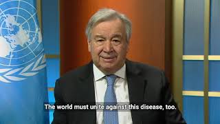 António Guterres (UN Secretary-General) video message on COVID-19 and misinformation