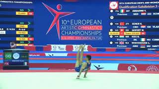 Yumin Abbadini (ITA) FX QF/TF Euros 2023